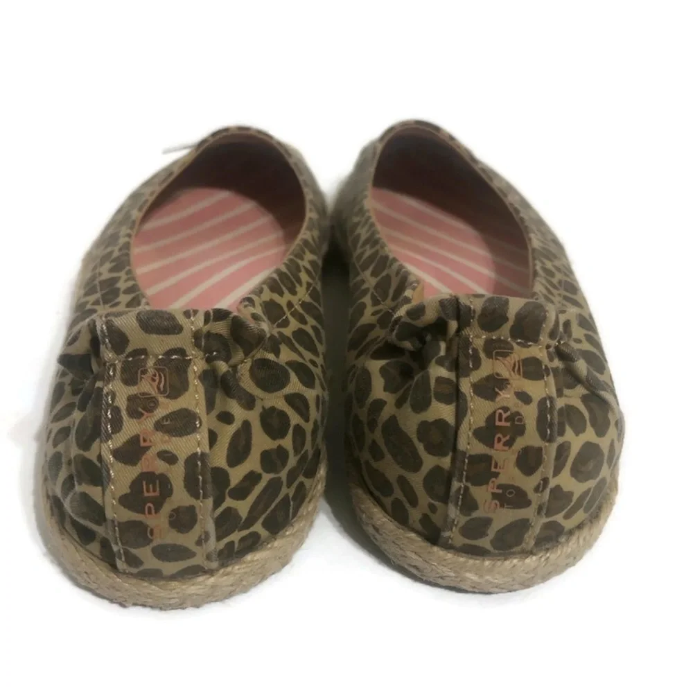 Sperry Top Slider Womens Animal Print Espadrille